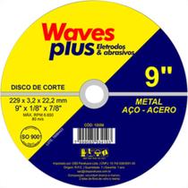 Disco Corte Waves Ferro 9X7/8 2T Disco Corte Waves Ferro 9X7/8 2T