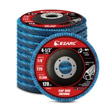 Disco de aba EZARC Expert for Metal de 4,5 polegadas, 120 Grit, pacote com 10