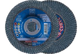Disco de aba PFERD POLIFAN -Curve Radial Tipo 40 Grit Zirconia