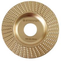 Disco de Aço Reto 100mm Starfer p/ Desbaste de Madeira e Plástico Furo 22.2mm Alta Rotação 13.300 RPM p/ Esmerilhadeira