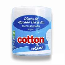 Disco de Algodão Cotton Line - Pote com 30 Unidades Disco de Algodão Cotton Line - Pote com 30 Unidades
