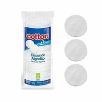 Disco de Algodão Limpeza Facial Cotton Line - 37g Disco de Algodão Limpeza Facial Cotton Line - 37g