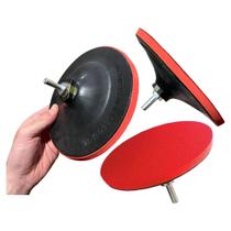 Disco De Borracha C/ Adaptador P/ Furadeira - 5 Polegadas