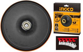 Disco De Borracha Com Flange Para Politriz Ingco 7 (180mm)