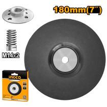 Disco De Borracha Com Flange Para Politriz INGCO