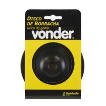 Disco de borracha para lixadeira 4.1/2" flexível VONDER