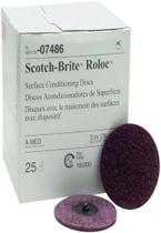 Disco de condicionamento de superfície 3M Scotch-Brite Roloc de 3 polegadas