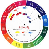 Disco De Cores Círculo Guia Cromático Grande 23cm Disco De Cores Círculo Guia Cromático Grande 23cm