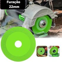 Disco de Cortar Vidro Diamantado 100mm x 20mm Cerâmica usa Serra Mármore Esmerilhadeira Lixadeira