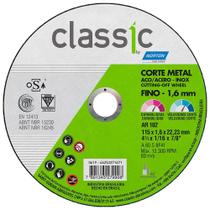 Disco de Corte 115X1.6X22mm Aço AR102 Classic Norton 66253371671 Disco de Corte 115X1.6X22mm Aço AR102 Classic Norton 66253371671