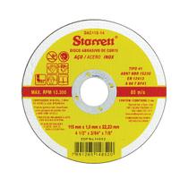 Disco De Corte 115x1,0x22.23 para aço/ Inox - Starrett