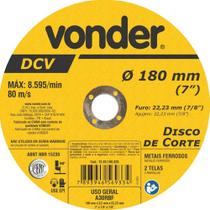 Disco de Corte 180,0X3,2X22,23 DCV - Vonder