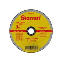 Disco de Corte 180X1.6X22mm Aço Starrett DAC180-24 Disco de Corte 180X1.6X22mm Aço Starrett DAC180-24