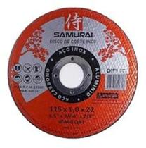 Disco de Corte 180x1,6x22,2 mm Aço Inox e Metal Ref PT18016 PEGATEC - Samurai