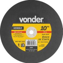 Disco de corte 254,0x3,0x15,87 2 telas p/ aço carbono vdr02