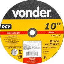 Disco de Corte 254,0X3,2X19,05 DCV - Vonder Disco de Corte 254,0X3,2X19,05 DCV - Vonder