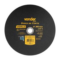 Disco de corte 300 mm x 3,2 mm x 25,4 mm vdr12 vonder plus Disco de corte 300 mm x 3,2 mm x 25,4 mm vdr12 vonder plus