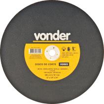 Disco de corte 300,0x3,0x19,05 2 telas para aço carbono vdr02 - Vonder Disco de corte 300,0x3,0x19,05 2 telas para aço carbono vdr02 - Vonder