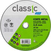 Disco de Corte 3,0mm / 230 x 3,0 x 22,23 mm Ar 302- Norton Disco de Corte 3,0mm / 230 x 3,0 x 22,23 mm Ar 302- Norton