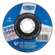 Disco de Corte 4.1/2" 115x1x22,2 Basic 2 em 1 Tyrolit - Unica Unico Disco de Corte 4.1/2" 115x1x22,2 Basic 2 em 1 Tyrolit - Unica Unico