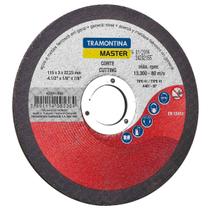 Disco de corte 4.1/2" MASTER para Aços e Metais Tramontina Disco de corte 4.1/2" MASTER para Aços e Metais Tramontina