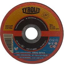 Disco de Corte 4.1/2" X 3/64" X 7/8" Secur Extra Tyrolit * 9727