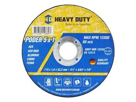 Disco de Corte 5 em 1 Inox 115mm 4.1/2" - Heavy Duty