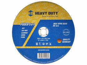 Disco de Corte 5 em 1 Inox 228mm 9" - Heavy Duty