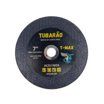 Disco De Corte 7 Polegadas 180mm Inox Metal Tubarão