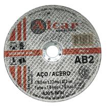 Disco De Corte 7 X 1/8 X 7/8 2T Ab2 Alcar Kit 50 Peças