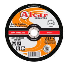 Disco de Corte 9 x 2,00 x 7/8 ABF-9 Alcar Disco de Corte 9 x 2,00 x 7/8 ABF-9 Alcar