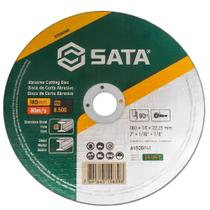 Disco De Corte Abrasivo Metal-inox 7'x1 6mm - St55054g - Sata Disco De Corte Abrasivo Metal-inox 7'x1 6mm - St55054g - Sata