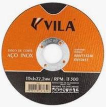 disco de corte aço inox 4.12 115x1,0x22,2 com 10und