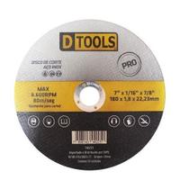 Disco de Corte Aço/inox 7x1,8mm - Dtools