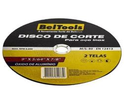 Disco De Corte Aço Inox 9 x 5/64 x 7/8 1 Unidade Beltools