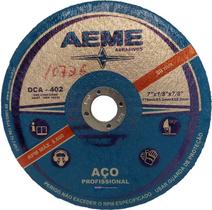 Disco de Corte Aço Profissional Aeme 7" x 1/8" x 7/8" DCA 402 * 10726
