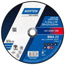 Disco de Corte BNA22 230x2.0x22.23 66252926955 Norton Disco de Corte BNA22 230x2.0x22.23 66252926955 Norton