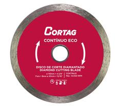 Disco de Corte Cortag Diamantado Contínuo Eco 110 X 20 mm