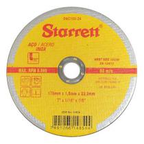 Disco de Corte de 7" para Aço Inox - Starrett-DAC180-24 Disco de Corte de 7" para Aço Inox - Starrett-DAC180-24