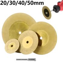Disco De Corte De Diamante 5pcs Revestido Com TiN Para Ferramentas Rotativas 20-50mm Para Cortar