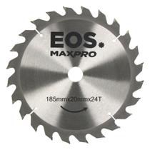 Disco de Corte de Madeira Tct 185mm para Serra Circular EOS ESC01PRO 185x20x24mm