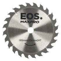 Disco de Corte de Madeira Tct 185mm para Serra Circular EOS ESC01PRO 185x20x24mm Disco de Corte de Madeira Tct 185mm para Serra Circular EOS ESC01PRO 185x20x24mm