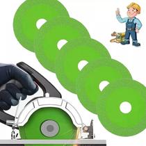 Disco de corte de vidro diamantado, 5 peças de 1 mm para rebarbadora