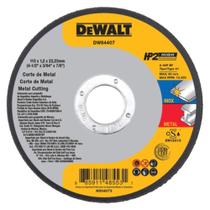 Disco de Corte Dewalt HP2 4 1/2"x1,2mmx7/8'' - DW84407 - DEWALT