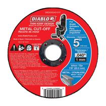 Disco de corte Diablo 5" de diâmetro 1 mm de espessura 7/8" Arbor