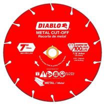 Disco de corte Diablo 7" Diamond Metal 5/8" e 7/8" Arbor Disco de corte Diablo 7" Diamond Metal 5/8" e 7/8" Arbor