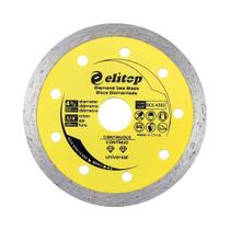 Disco de Corte Diamantado 110 x 8 x 20mm para Porcelana, Cerâmica, Mármore e Azulejo - Liso