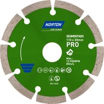 Disco De Corte Diamantado 110x20mm Segmentado Linha/pro Nort