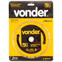Disco de corte diamantado 180mm segmentado v3 - 1268300180 - vonder