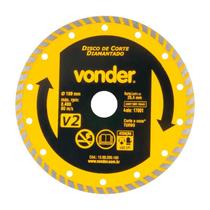 Disco de corte diamantado 180mm turbo v2 vonder Disco de corte diamantado 180mm turbo v2 vonder